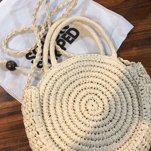 ☀️SOLID & STRIPED Rattan Handbag
